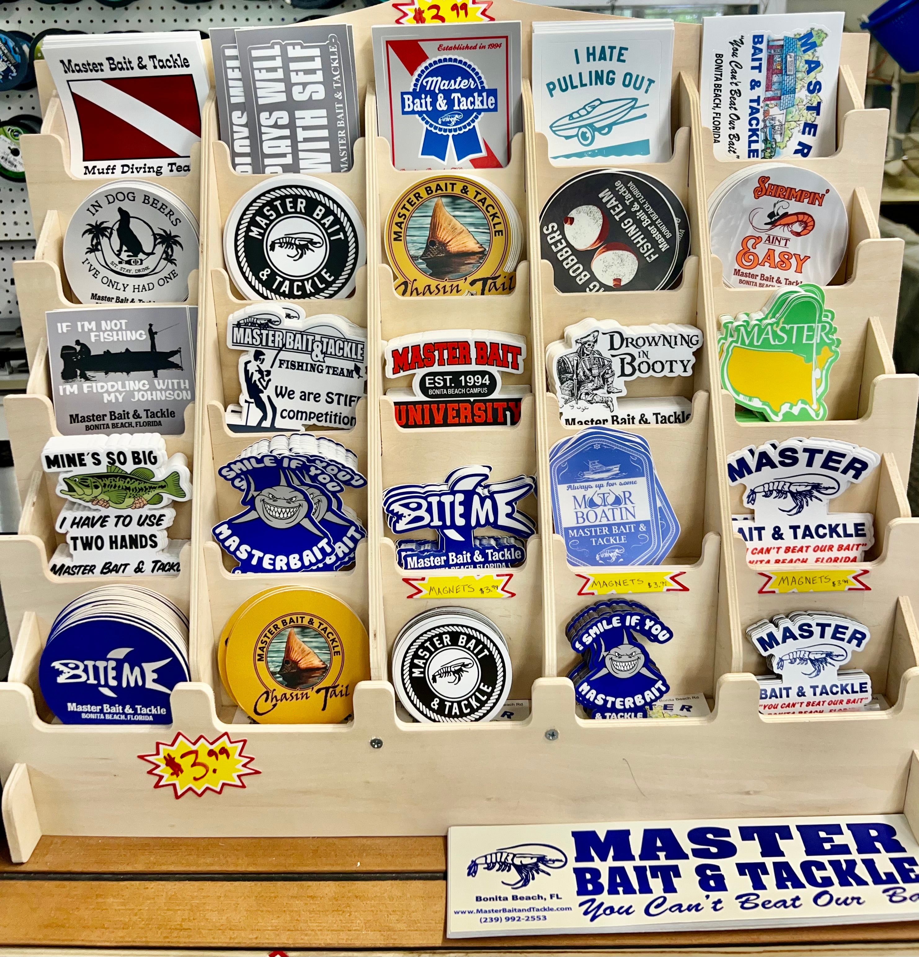 Master Bait Stickers – Master Bait & Tackle