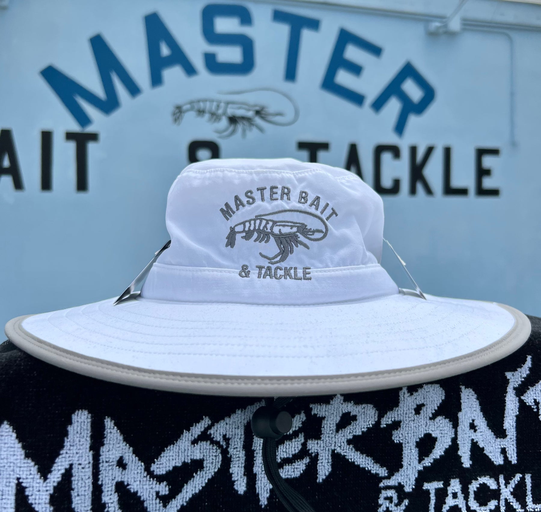 Deluxe Bucket Hat - White – Master Bait & Tackle | Flex Caps